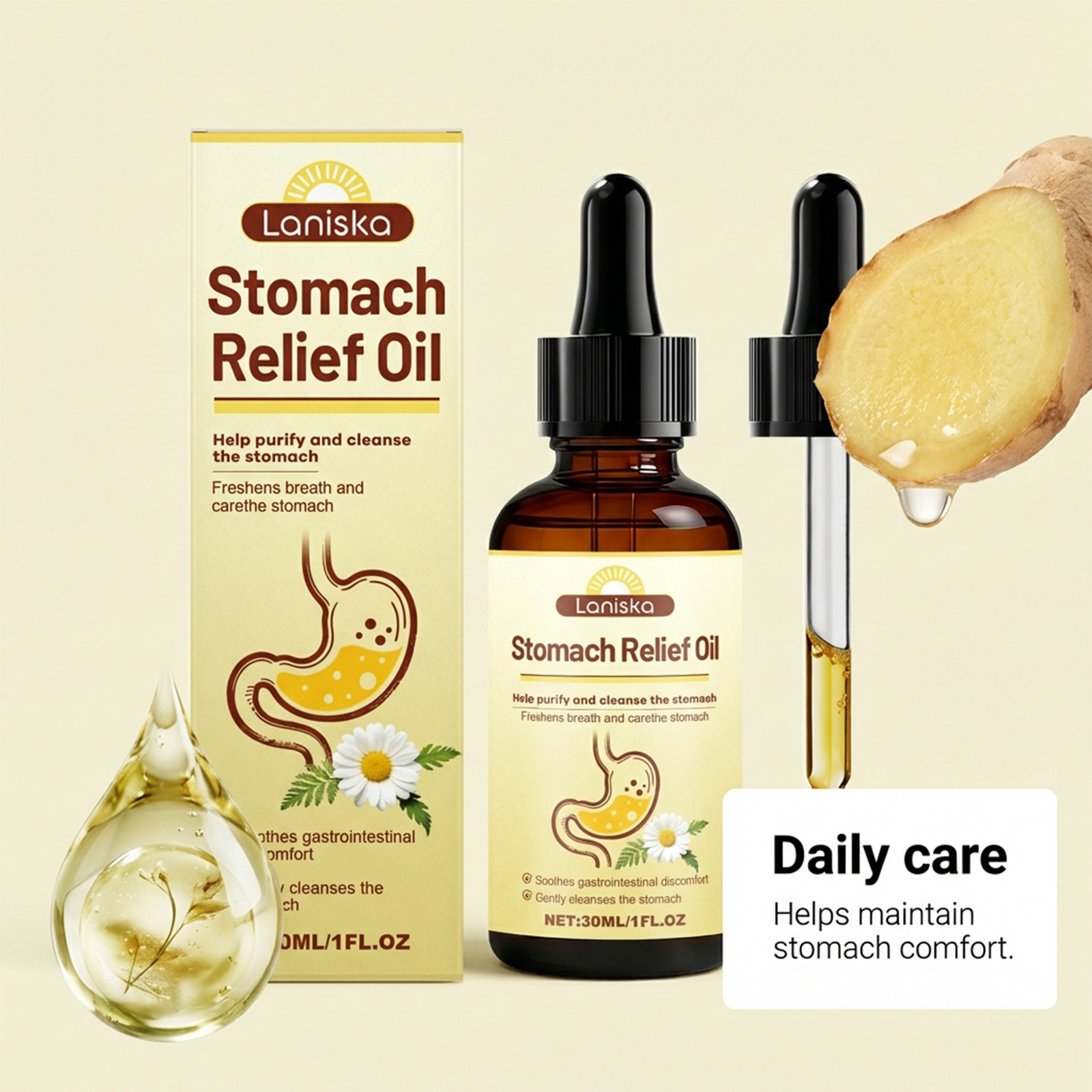 Skincare Ingredients - Daily Body Care Essential Oil Gentle