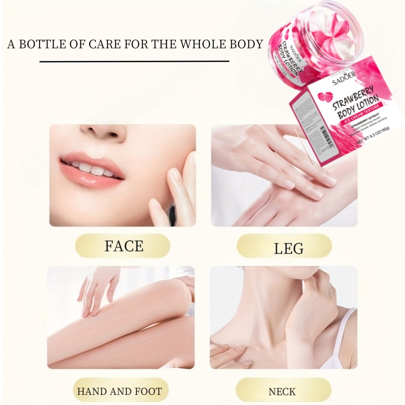 180g Strawberry Body Lotion, C - Skincare Ingredients のレビューと価格