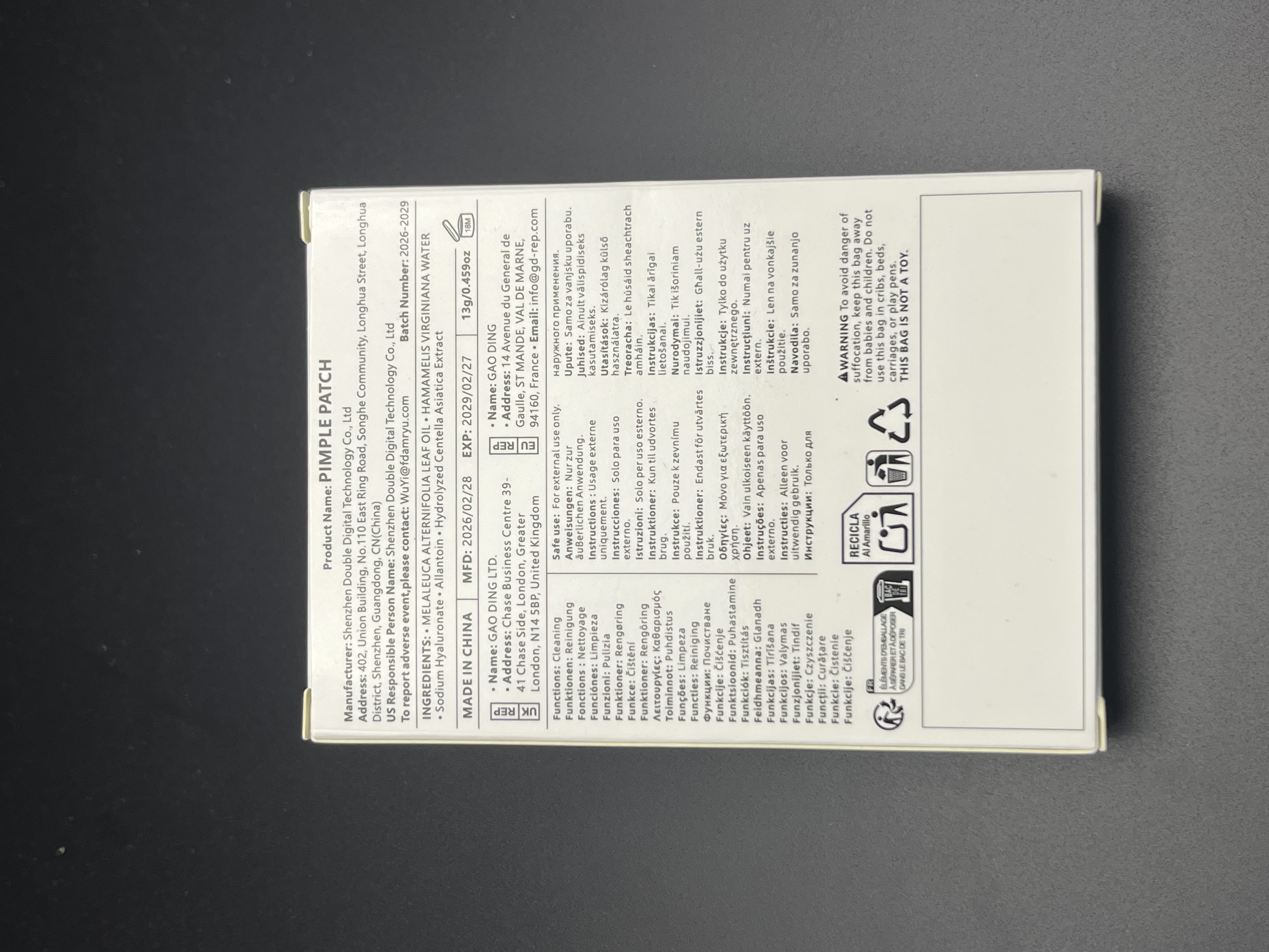 800pcs Salicylic Acid & Hydroc - Skincare Salicylic Acid のレビューと価格