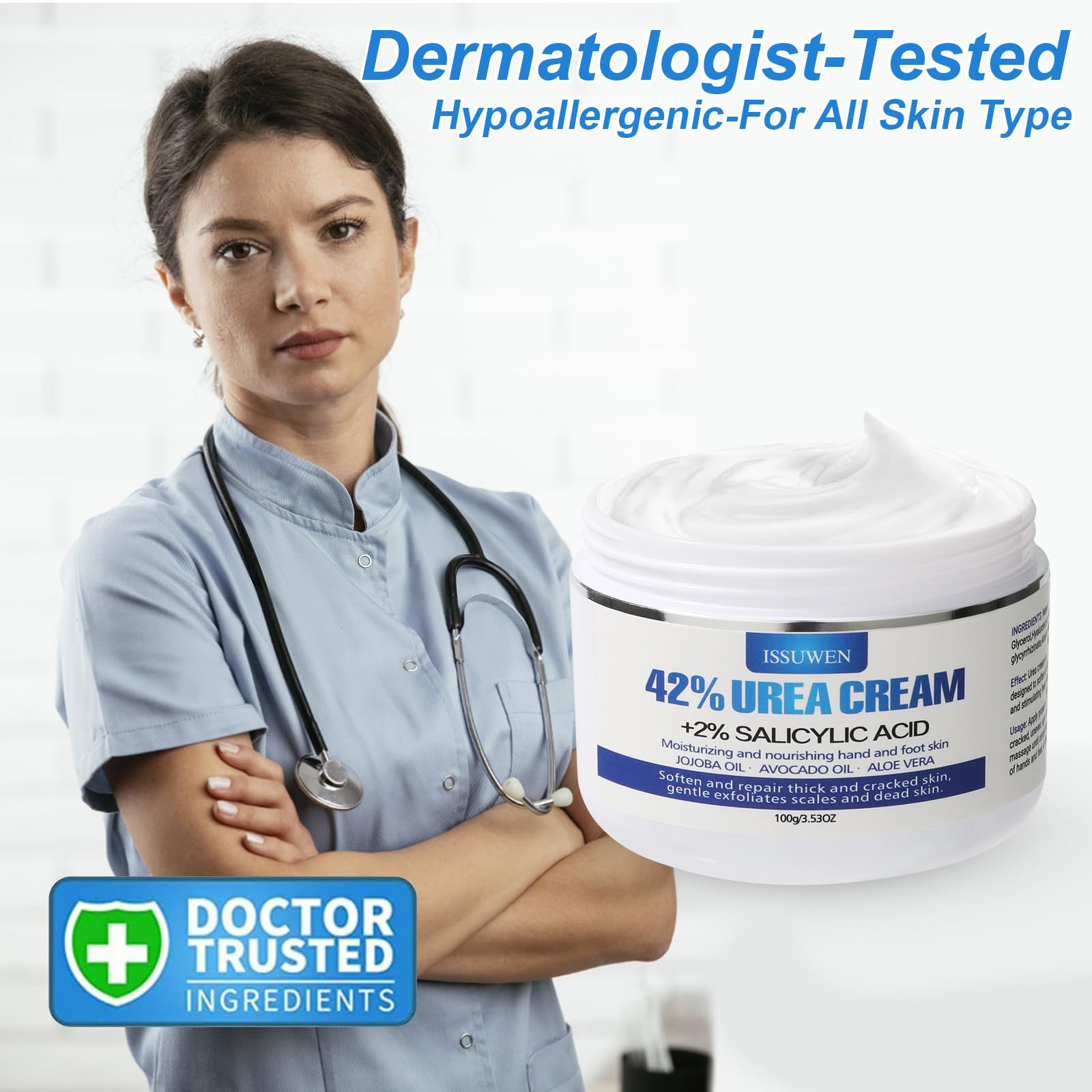 Urea Cream 42% Plus Salicylic  - Skincare Salicylic Acid のレビューと価格