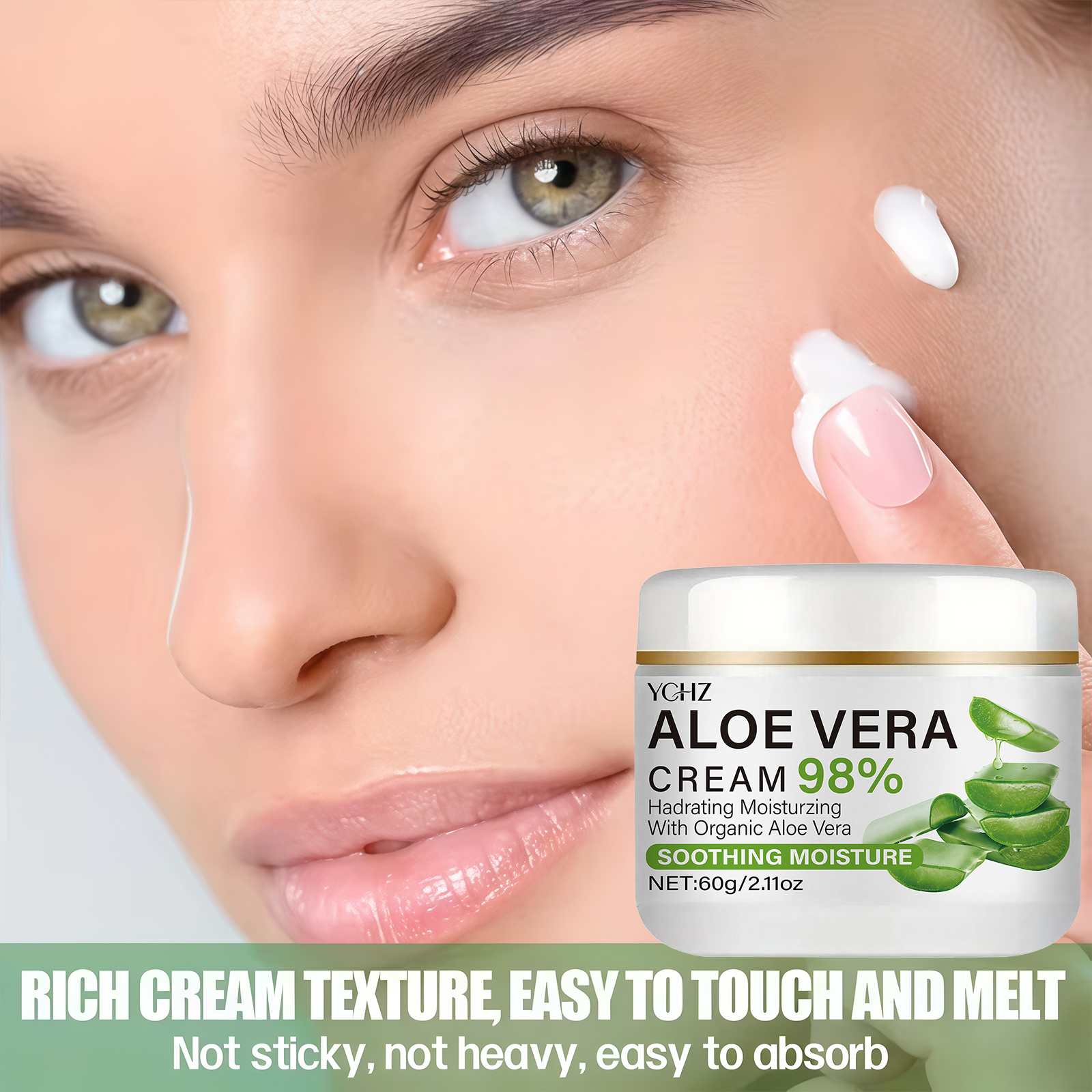 Aloe Vera Face Cream, Containi - Skincare Ingredients のレビューと価格